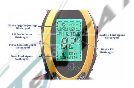 NEM-SICAKLIK-pH ÖLÇER